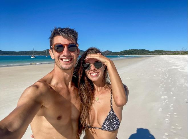  Nick Percat And Girlfriend Baylee Mullen Picture Together