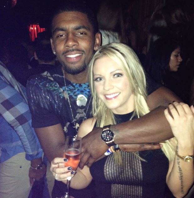 Kyrie Irving and Andrea Wilson