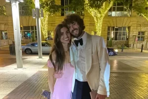kristin and lil dicky wearing matchin outfit